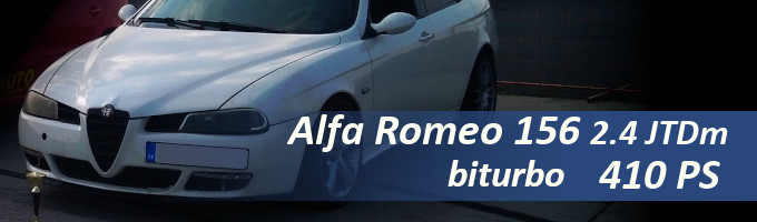 Chiptuning Alfa Romeo 156 2.4 JTDm 175 PS + mechanické úpravy