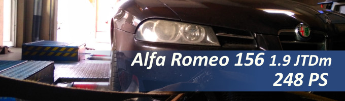 Chiptuning Alfa Romeo 156 1.9 JTDm 140 PS + turbo GTB2056V